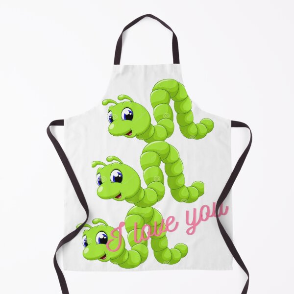 Item preview, A green worm loves you designed and sold by mouda20.