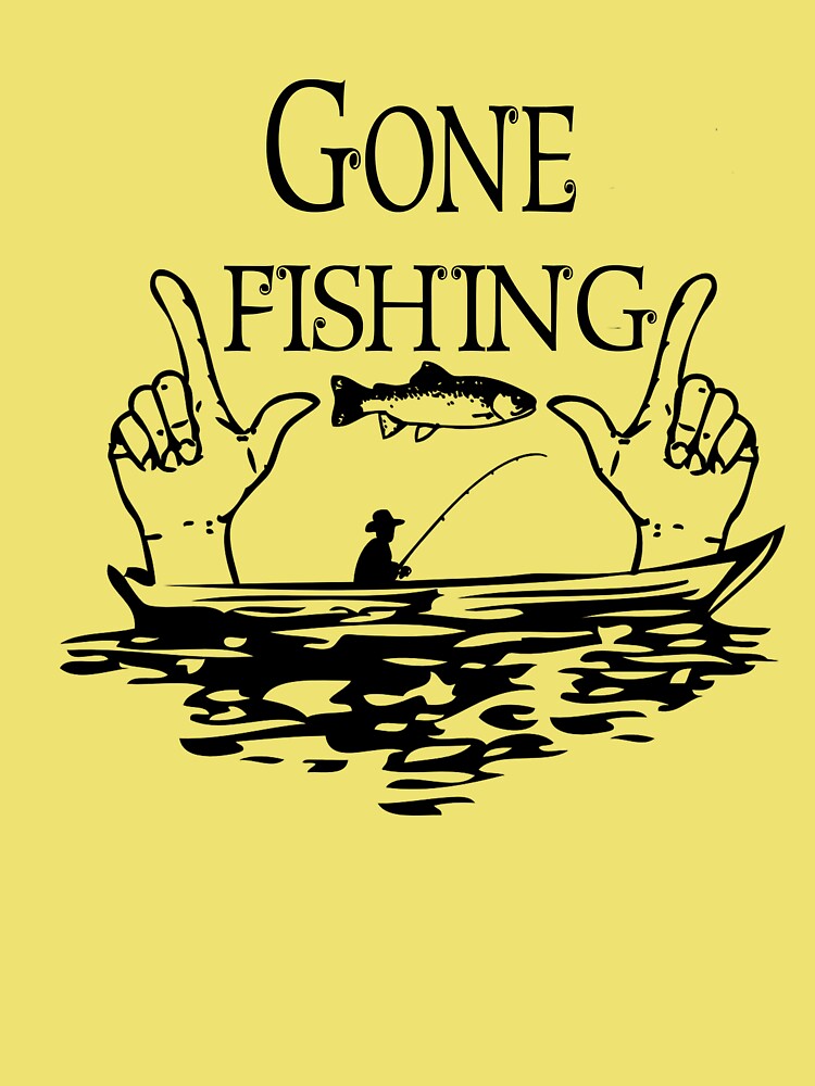 Gone fishing Kids T-Shirt for Sale by jamal-alkhalf