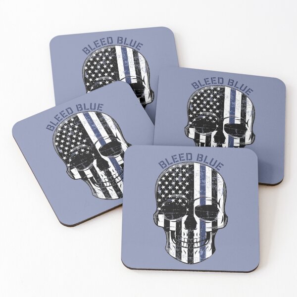 Item preview, Bleed Blue for Police and Law Enforcement Officers designed and sold by Magic-Moon.
