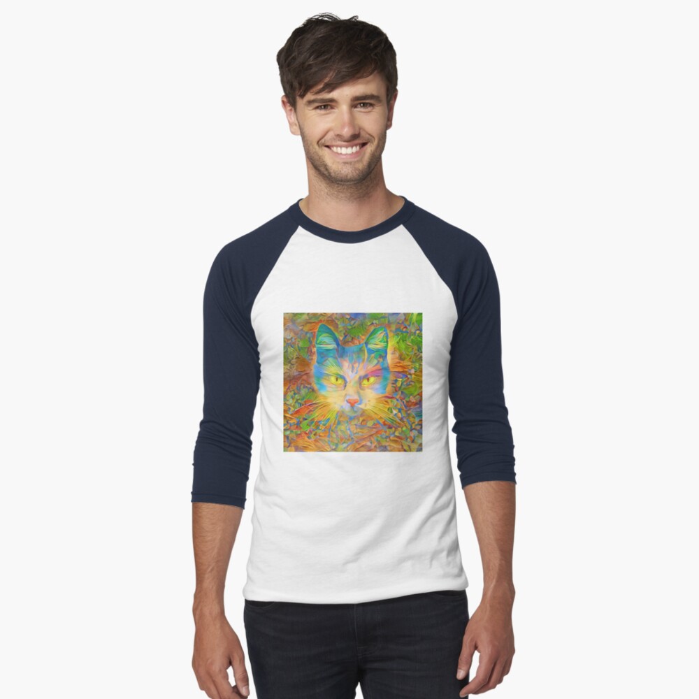 Item preview, Baseball ¾ Sleeve T-Shirt designed and sold by blackhalt.