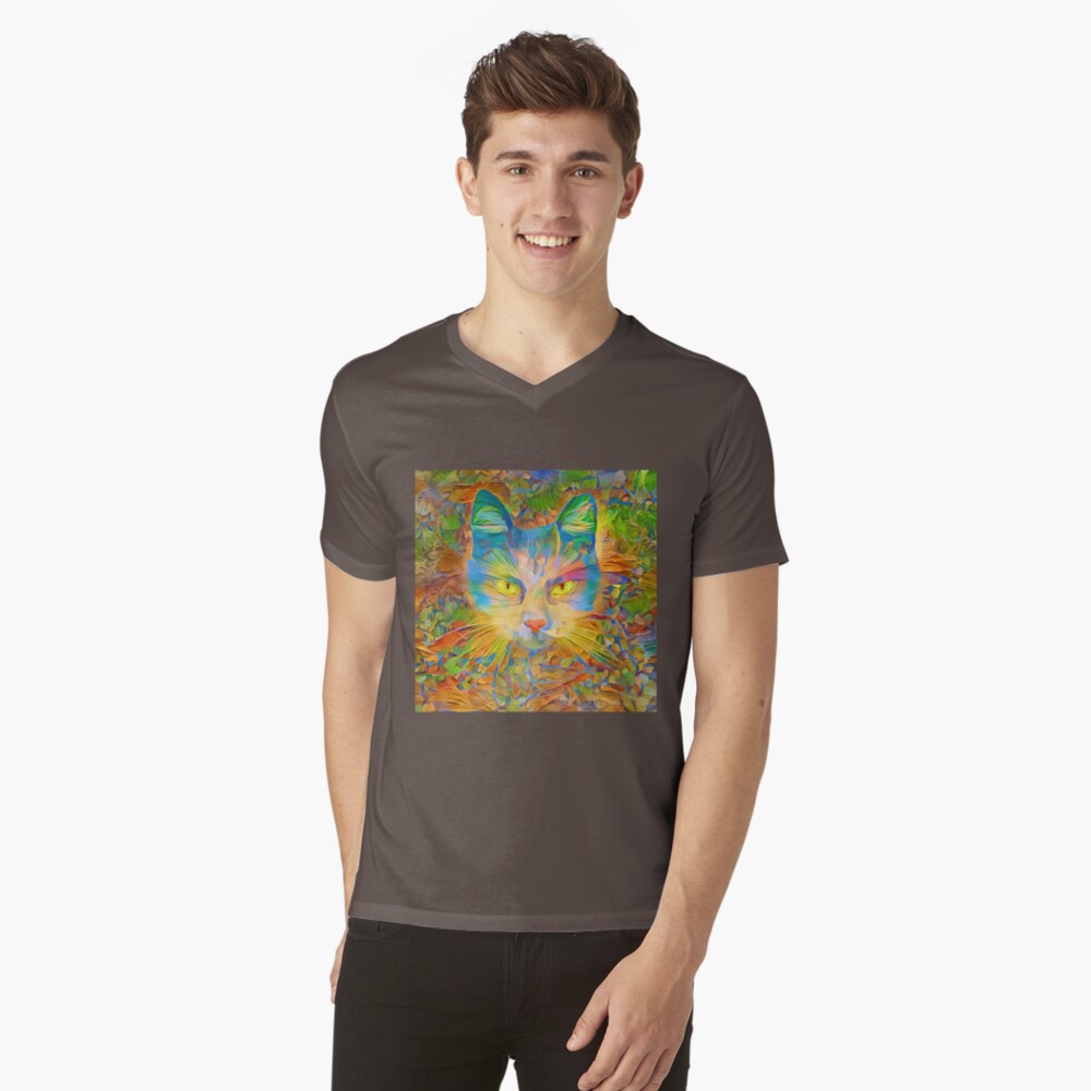 Item preview, V-Neck T-Shirt designed and sold by blackhalt.