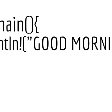 Artwork thumbnail,  rustlang code programming by mioom