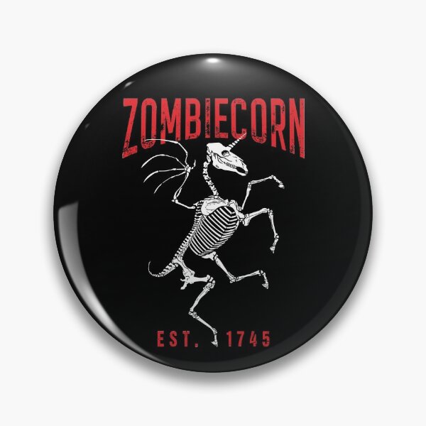 Item preview, Zombiecorn Goth Halloween Zombie Unicorn Skeleton designed and sold by GrandeDuc.