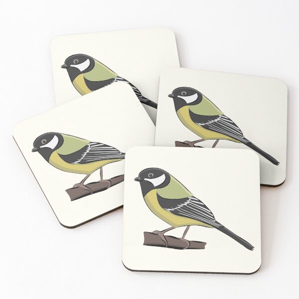Item preview, Handdrawn great tit bird designed and sold by EngineerGoC.