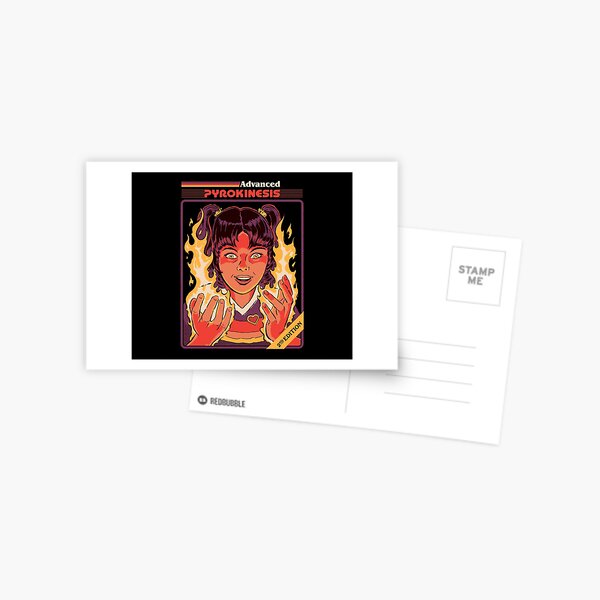 Advanced Pyrokinesis Postcard