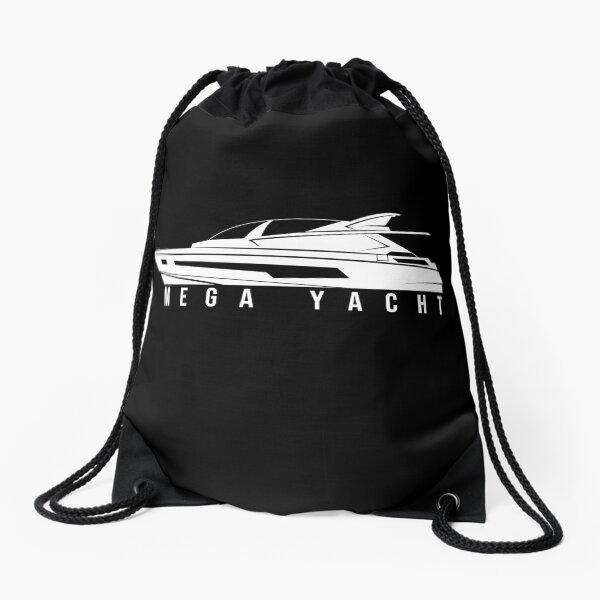 Mega Yacht Drawstring Bag