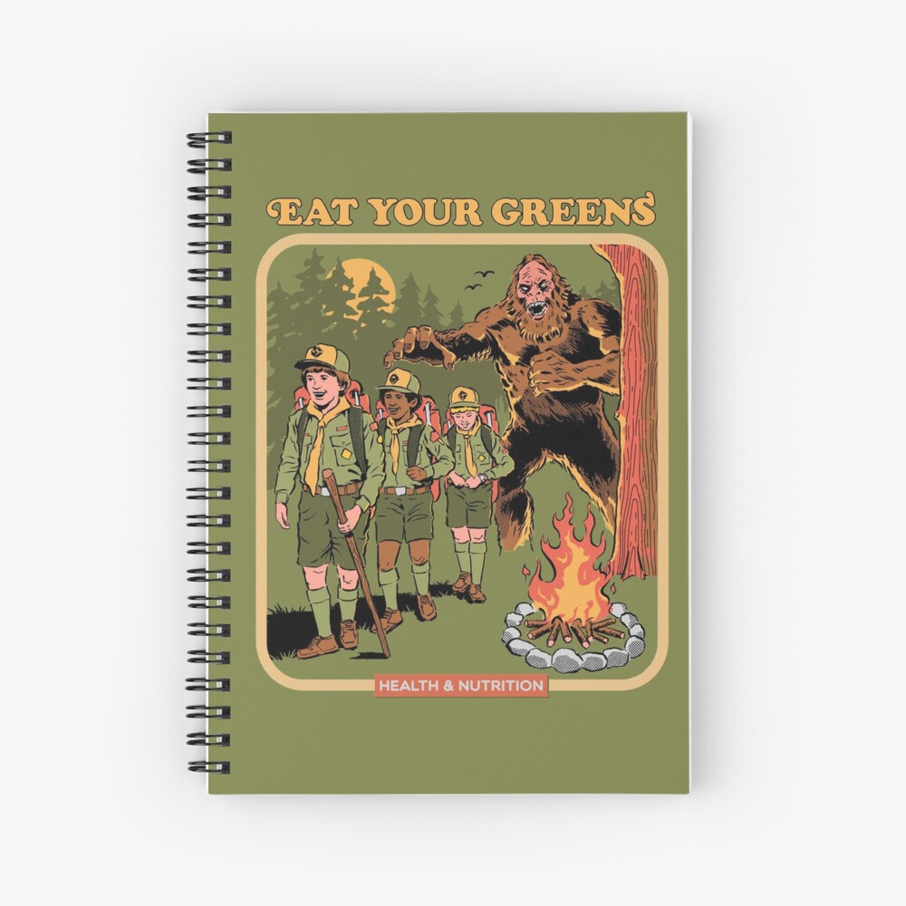 Eat Your Greens Spiral Notebook