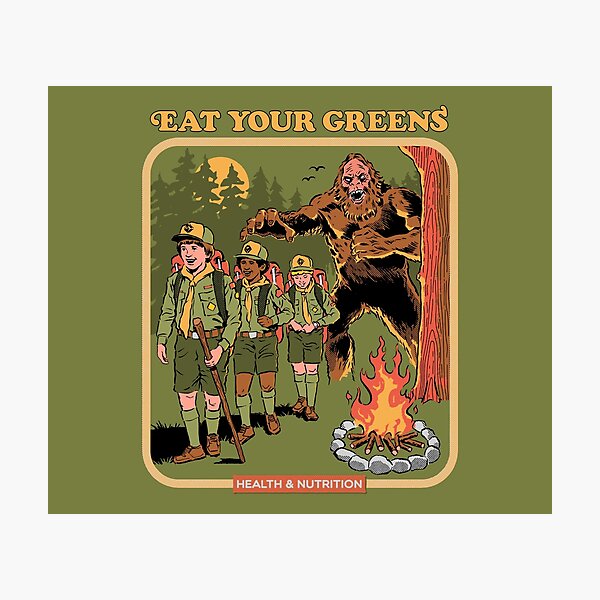 Eat Your Greens Photographic Print