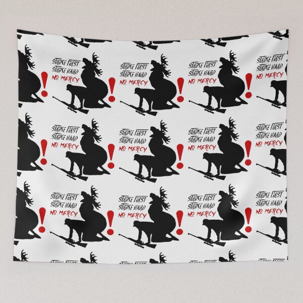 Item preview, Venganza de los alces; Golpea primero; Sin piedad; designed and sold by StickerApe.