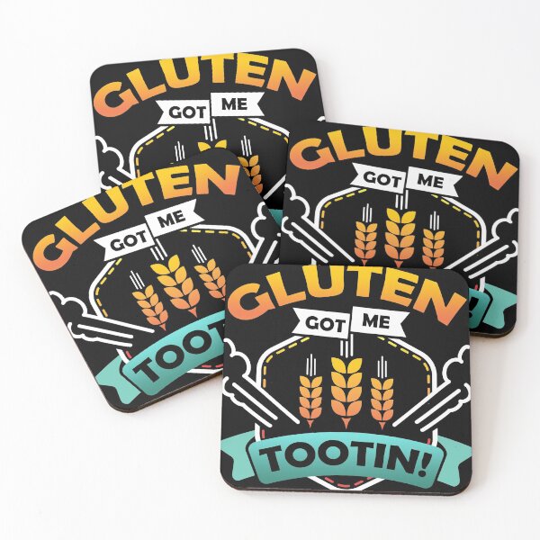 Artikelvorschau, Gluten Tootin Lustiges glutenfreies Witzdesign | Gluten Witze Witze drucken entworfen und verkauft von Lisbob.