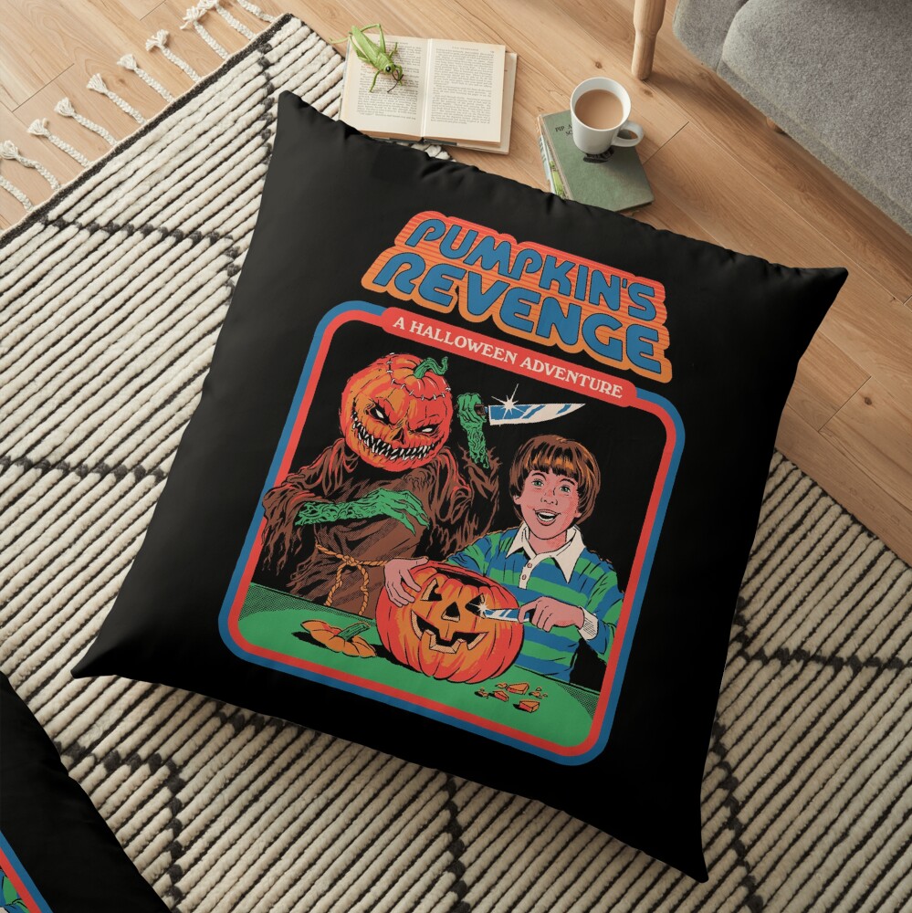 Pumpkins Revenge Floor Pillow