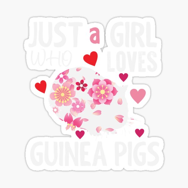 Guinea Pig Animal Lover Gift Funny Pet Lover Gift Sticker