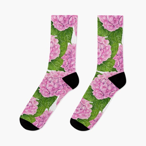 Item preview, Pink Hydrangea watercolor pattern designed and sold by Katerina Mitkova Kirilova.