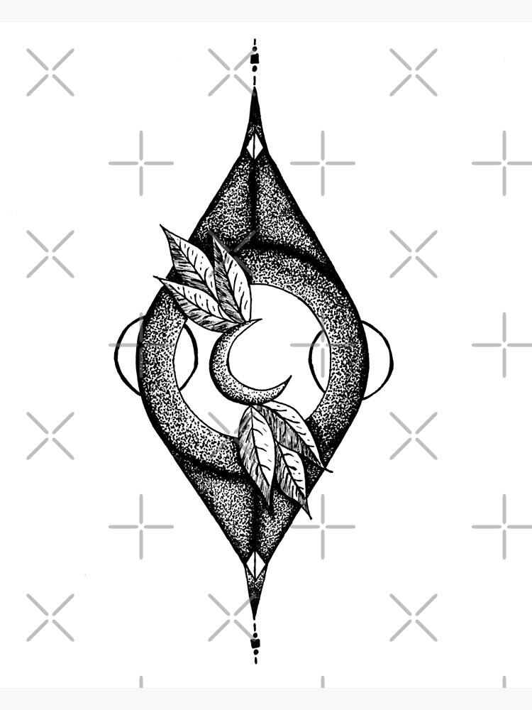 Blackwork Tattoo Sketch With Sun Moon Star Sacred Geometry Tattoo Design  Mystic Symbol Stock Illustration - Download Image Now - iStock