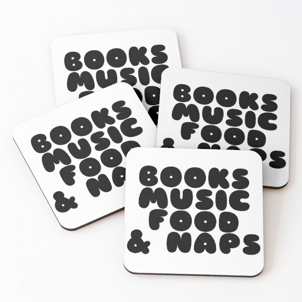Item preview,  Books, Music, Food and Nap designed and sold by ihebwkqh17.