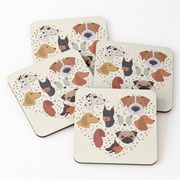Item preview, CUTE HEART DOGS designed and sold by OMdesign10.