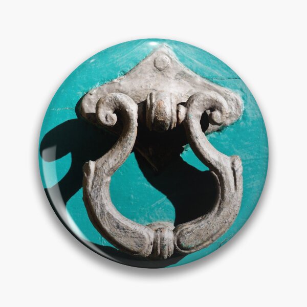 Item preview, Antique Door Knocker on a Turquoise Painted Door designed and sold by Rae Tucker Photography & Designs.