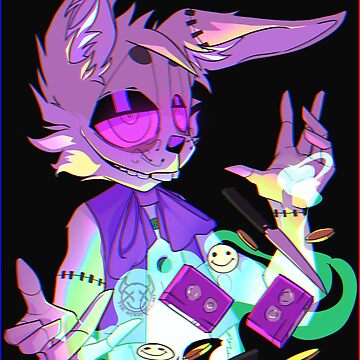 Five nights at Freddie's Glitchtrap  Art Print for Sale by Louaffi Shop