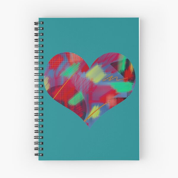 Item preview, Bright & Cheerful Pattern Heart Shape designed and sold by AMSonArt.