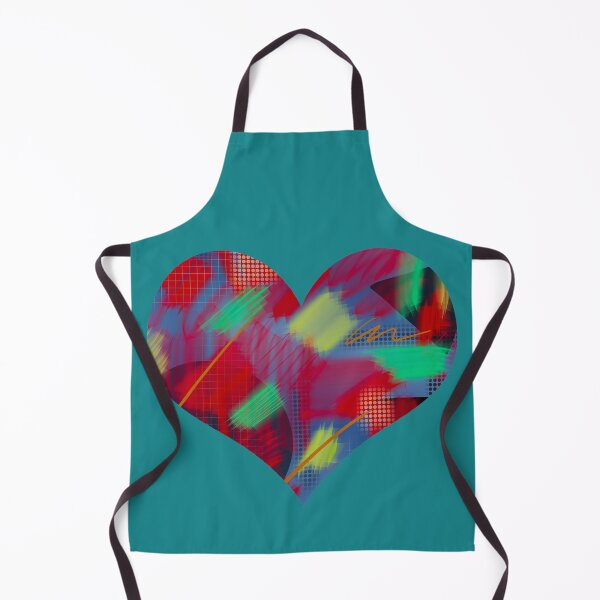 Item preview, Bright & Cheerful Pattern Heart Shape designed and sold by AMSonArt.