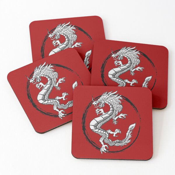 Item preview, White Chinese Dragon design designed and sold by Airmatti.