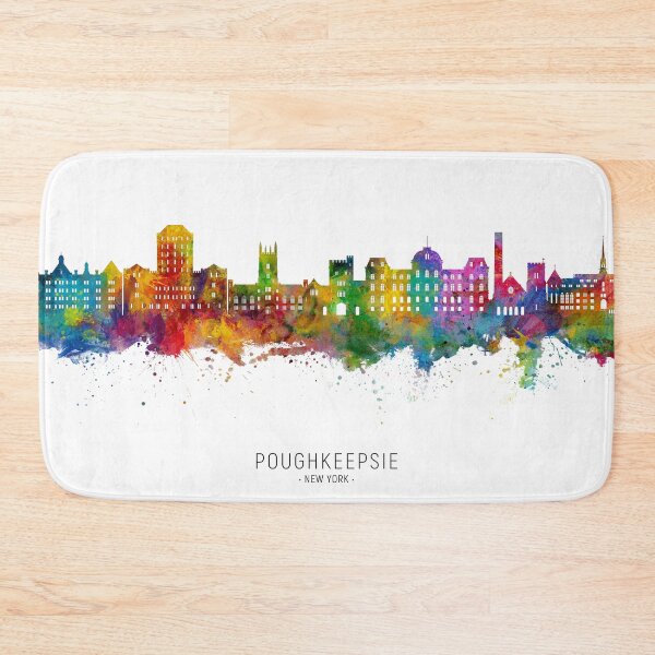 Item preview, Poughkeepsie New York Skyline designed and sold by ArtPrints.
