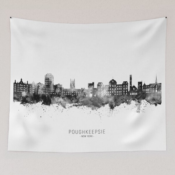 Item preview, Poughkeepsie New York Skyline designed and sold by ArtPrints.