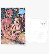 Mother and Child Postcards