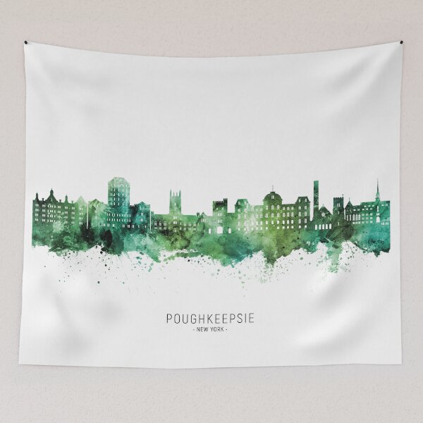 Item preview, Poughkeepsie New York Skyline designed and sold by ArtPrints.
