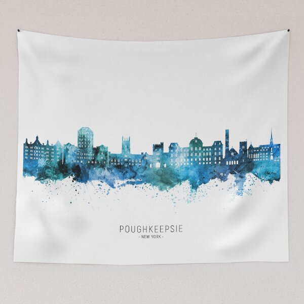 Item preview, Poughkeepsie New York Skyline designed and sold by ArtPrints.