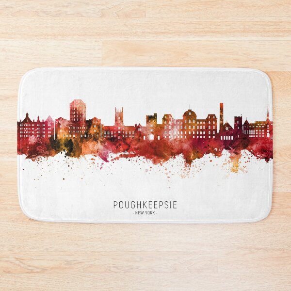 Item preview, Poughkeepsie New York Skyline designed and sold by ArtPrints.
