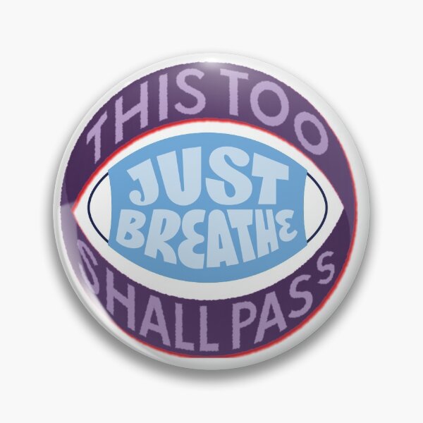 Item preview, This too shall pass,just breathe in blue and lilac designed and sold by Moussa  Sussi.