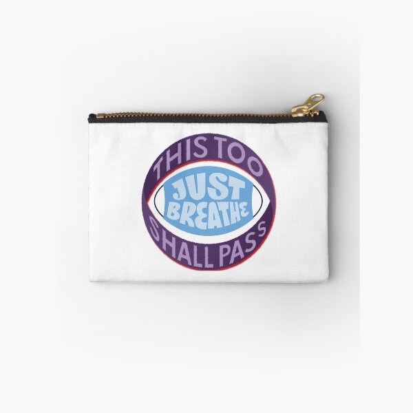 Item preview, This too shall pass,just breathe in blue and lilac designed and sold by Moussa  Sussi.