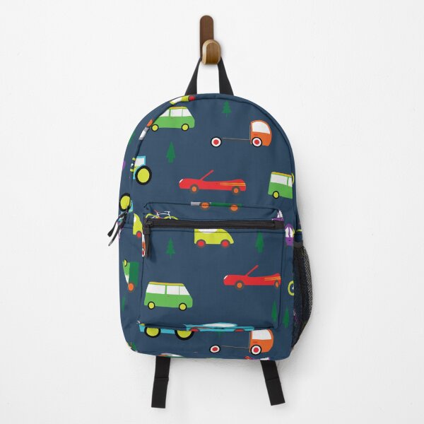 Item preview, Navy Blue with Multicoloured Cars, Bikes and Lorries designed and sold by shadowbright.