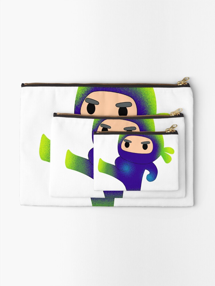 Thumbnail 2 of 4, Zipper Pouch, ninja version 2 designed and sold by aleajsstuff.