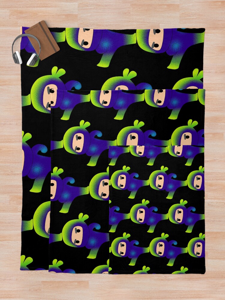 Thumbnail 5 of 6, Throw Blanket, ninja version 2 designed and sold by aleajsstuff.