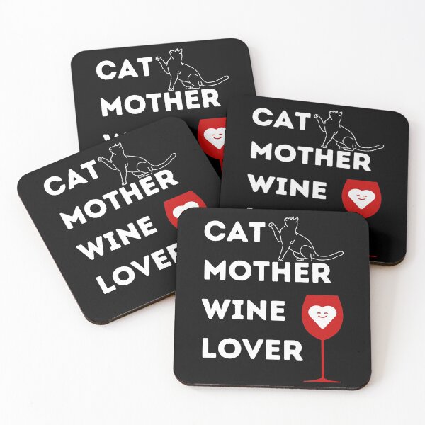 Item preview, Cat mother Wine Lover for Women Ladies designed and sold by taby2you.
