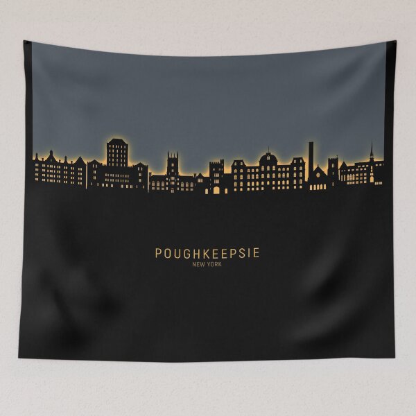 Item preview, Poughkeepsie New York Skyline designed and sold by ArtPrints.