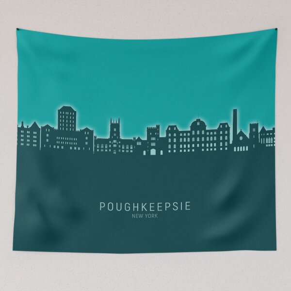 Item preview, Poughkeepsie New York Skyline designed and sold by ArtPrints.