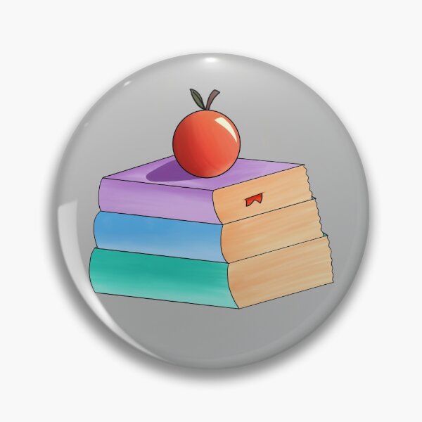 Item preview, Book stack with apple designed and sold by doodling-dancer.