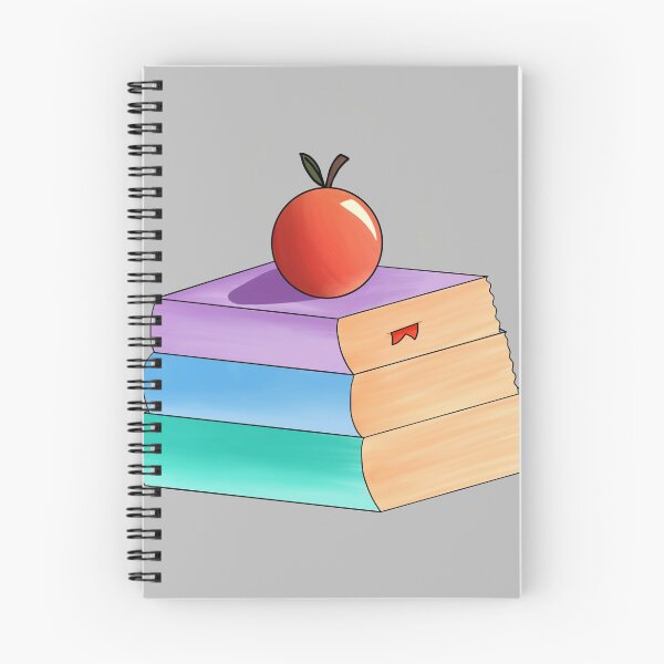 Item preview, Book stack with apple designed and sold by doodling-dancer.