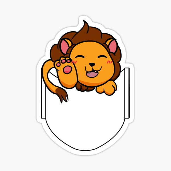 Pocket Lion Sticker