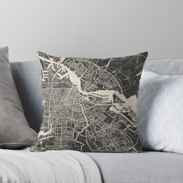 Item preview, amsterdam map ink lines designed and sold by InkMaps.