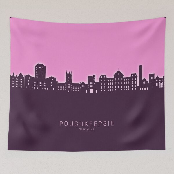 Item preview, Poughkeepsie New York Skyline designed and sold by ArtPrints.