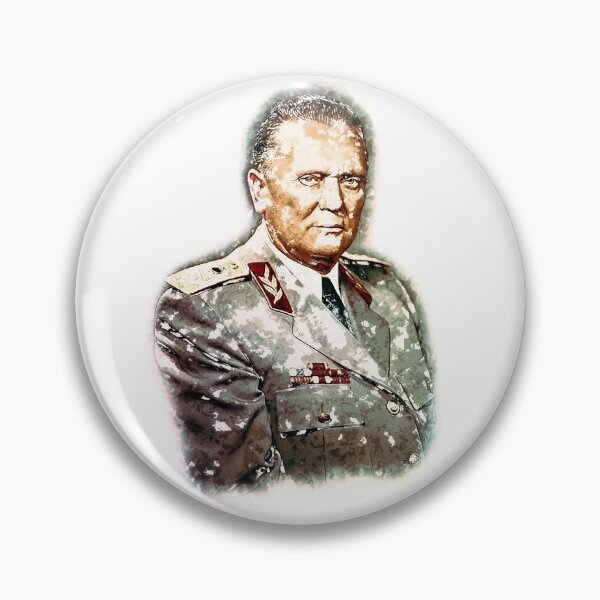 Item preview, Josip Broz Tito the President of Yugoslavia SFRJ Watercolor Portrait designed and sold by Naumovski.