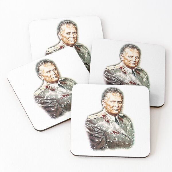 Item preview, Josip Broz Tito the President of Yugoslavia SFRJ Watercolor Portrait designed and sold by Naumovski.