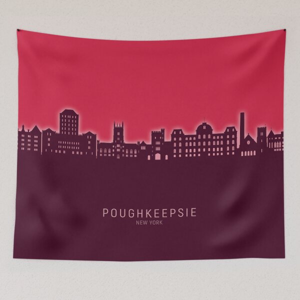 Item preview, Poughkeepsie New York Skyline designed and sold by ArtPrints.
