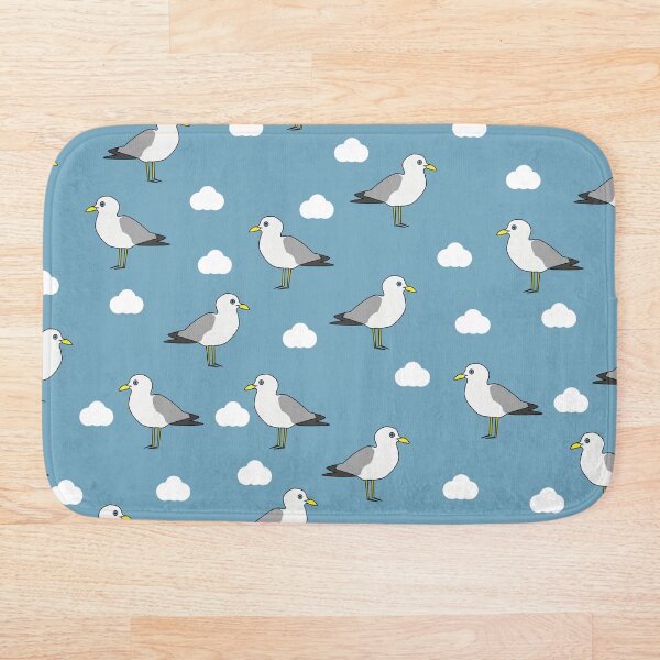 Item preview, Azul claro con diseño de gaviota designed and sold by shadowbright.
