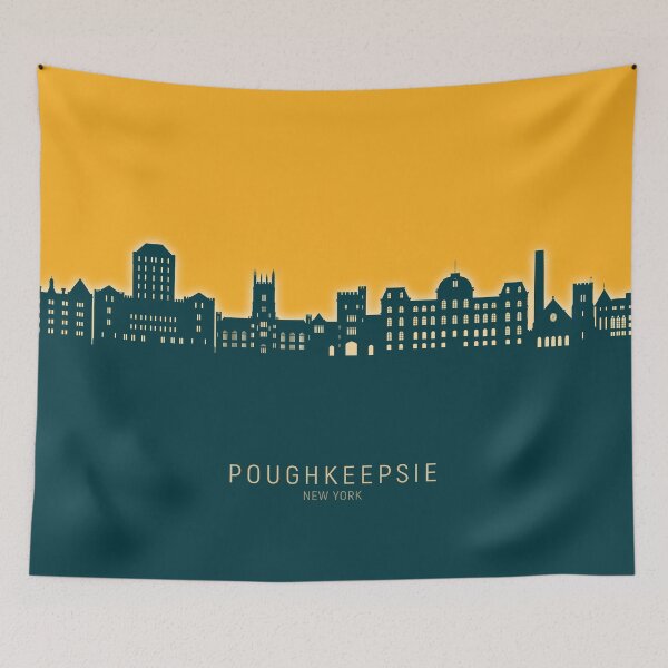 Item preview, Poughkeepsie New York Skyline designed and sold by ArtPrints.