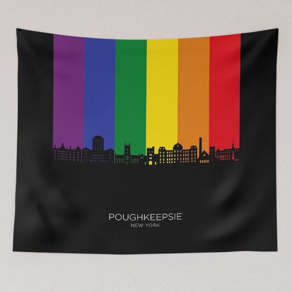 Item preview, Poughkeepsie New York Skyline designed and sold by ArtPrints.